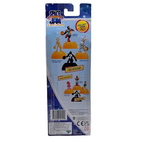 Space Jam A New Legacy Mini Figures 4 Pack Lebron Bugs Bunny Wile E. Coyote - Picture 2 of 7